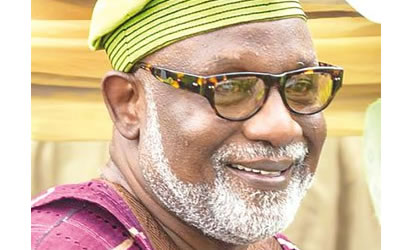 Governor Rotimi Akeredolu of Ondo State