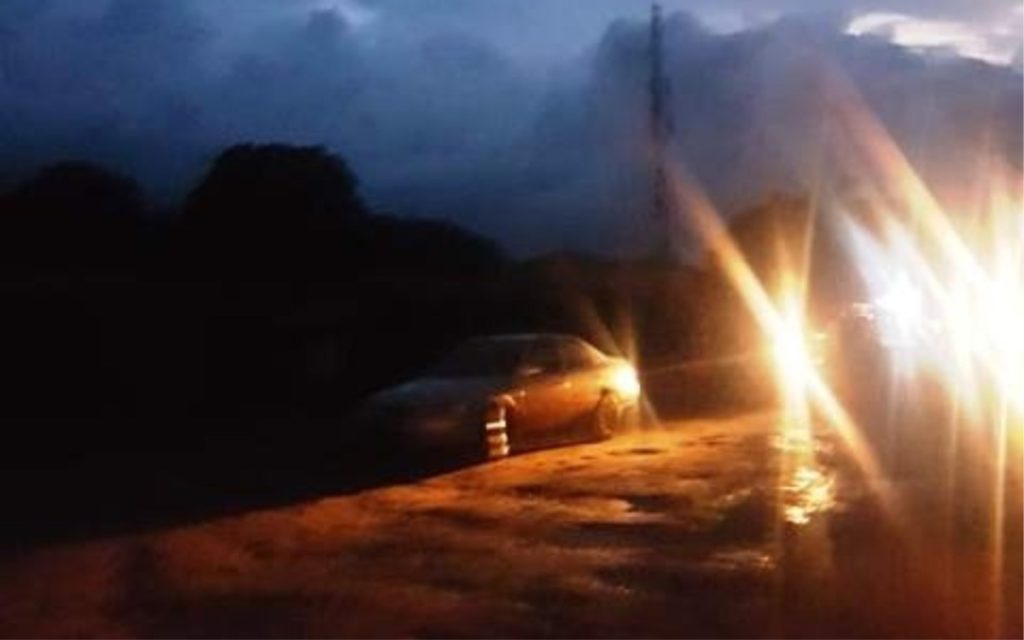 Mokwa at night. Residents ready to stew in darkness. Photo credit: Olajide Adelana