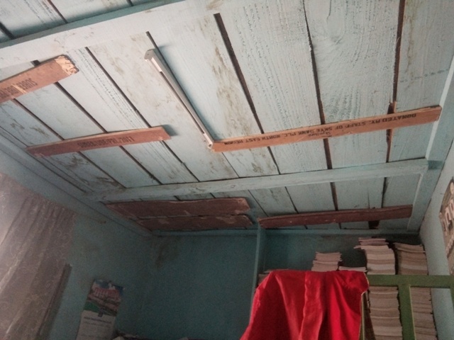 Headmaster’s office at Baba Sidi fortified with flanks