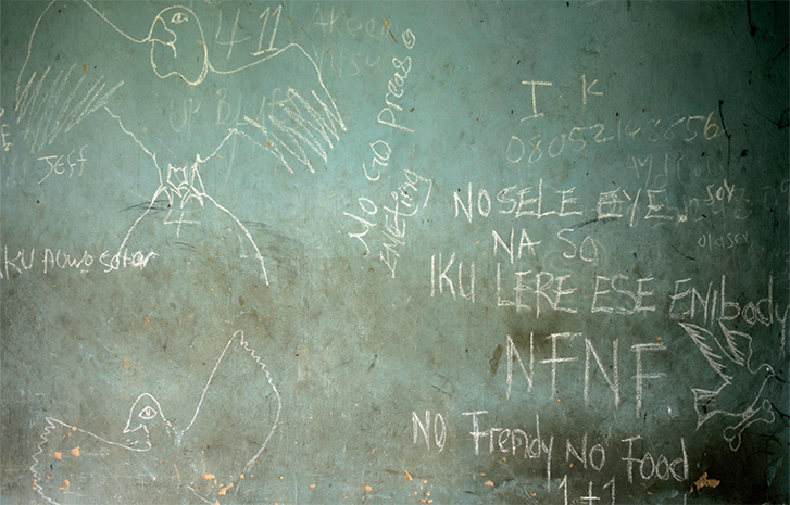 Signs of cultism on the wall