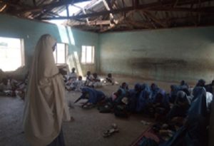 Dilapidated classrooms at Unguwar Borno