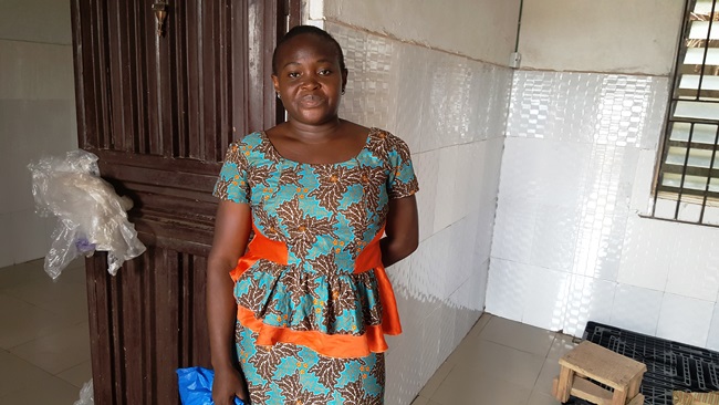 Mrs. Apansile Ade in her sachet water factory pleads for help to restore her business after spending fortunes on power generating sets including its maintenance and fuelling.