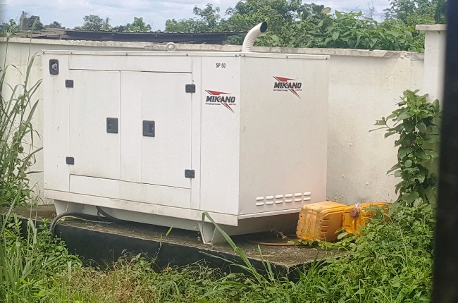 Power generating set provided for Iraye Primary Health Care Centre by the NNPC due to no power supply Photo Credit: Olugbenga Adanikin, The ICIR